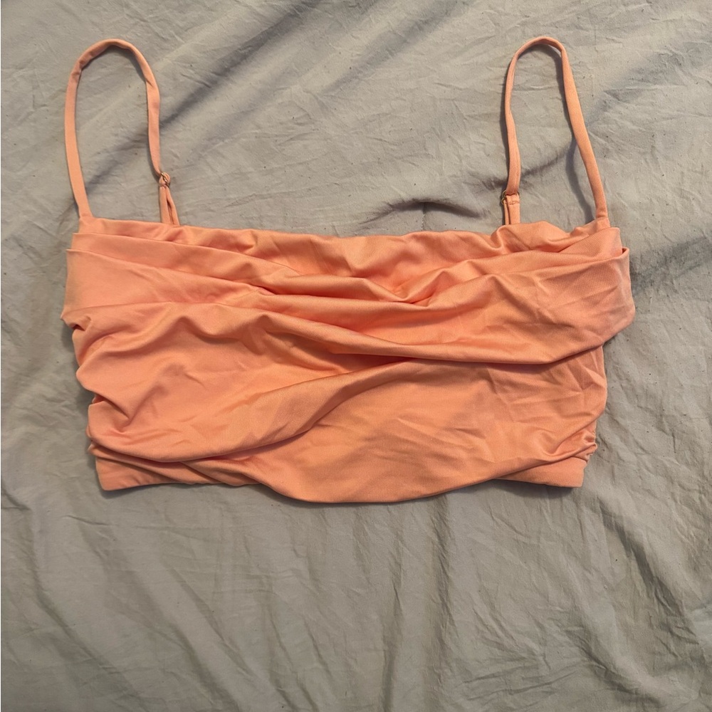 Oh Polly Ruched Pink Top - Picture 4 of 6